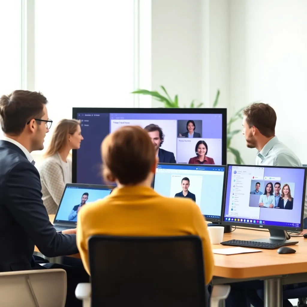 Nederlandse professionals bespreken taakdelegatie in moderne vergaderruimte